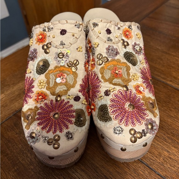 Free People Garden Party Embellished Clogs - Picture 6 of 11